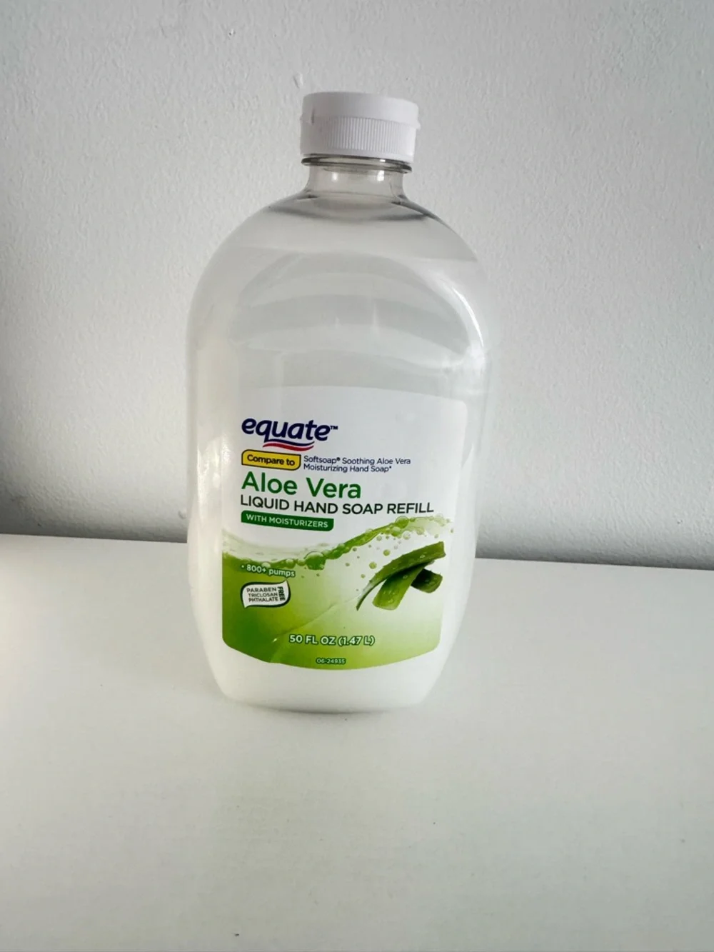 equate Aloe Vera Liquid Hand Soap Refill - White